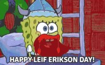 It's Leif Erickson day