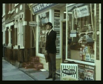 Happy 80th birthday to John Cleese.
Here he is, walking in Shepherd\s Bush earlier. 