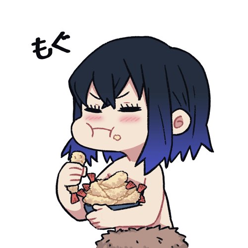 きもとさんがTwitterに投稿した嘴平伊之助(鬼滅の刃)のイラスト。