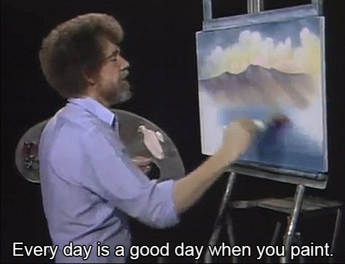 Happy birthday to the legend Bob Ross! We hope everyone has a good day on this special occasion! 