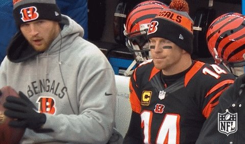  : Happy Birthday Andy! We got you a gift... We re benching you! Isn t that great?!

Andy Dalton: .... 