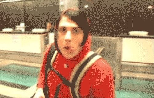 Happy birthday to the man who obviously shaped my taste in women and NBs - Frank Iero! 