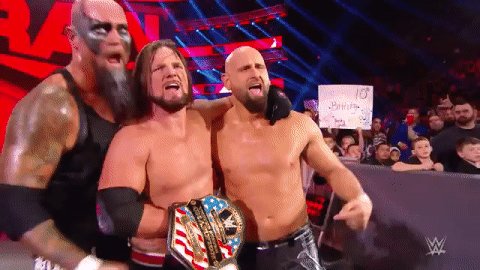 They're the BEST in the 🌎 for a reason.@AJStylesOrg @LukeGallowsWWE & @KarlAndersonWWE pick up the win over The #StreetProfits & @humberto_wwe on #RAW!