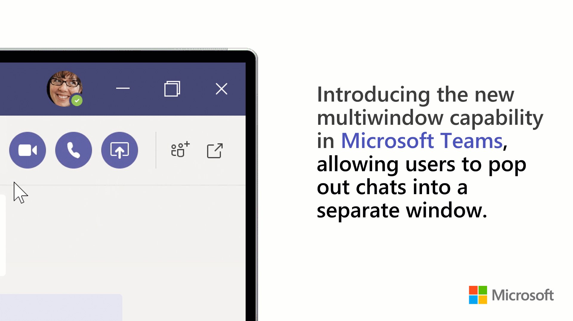 Teams on Twitter: "Pop out chats into a separate window in # MicrosoftTeams and keep the conversation going while working in Teams – rolling out early next year! Explore new multiwindow