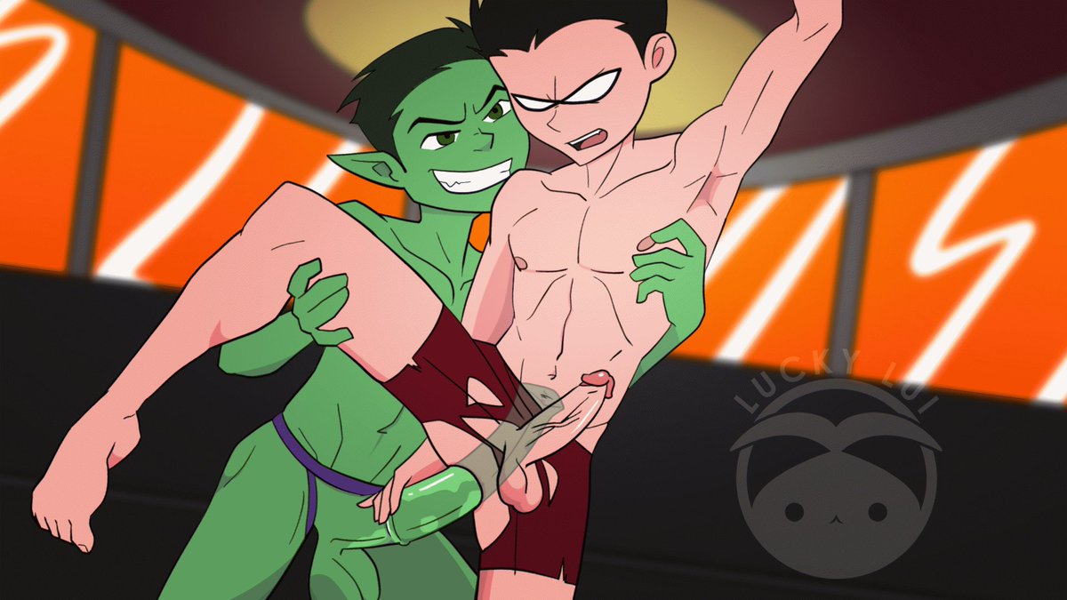Robin is such a champ and Beast Boy has some hecking good goods~~🍆💦 https...