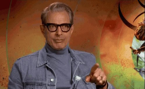 Actual office conversation that just occurred:โJeff Goldblum looks like the kind of guy who would give you feedback after sexโโYeah, but he would make you BETTER!โ