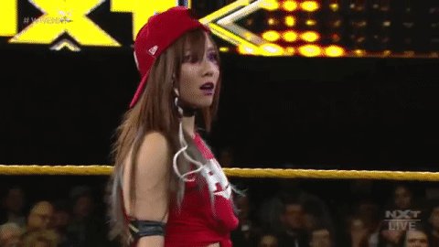Awwwkwaaaard....@KairiSaneWWE @shirai_io #WWENXT