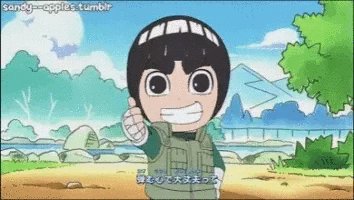 Happy Birthday to our favorite butt kicking, sakura loving, drunken fist ninja ROCK LEE!
(via Giphy) 