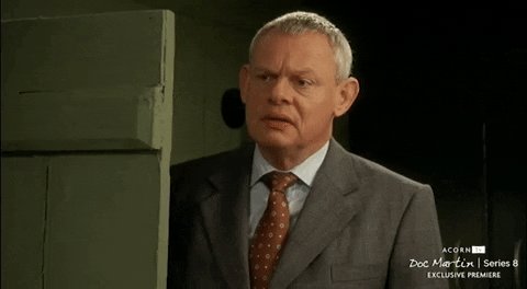  Happy Birthday, Martin Clunes. Trying to imagine how the Doc would react to a surprise party. 