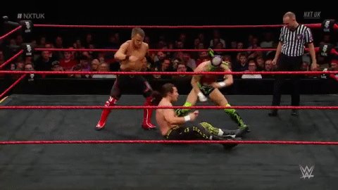 The meme potential is strong with this one. #NXTUK @JosephConners @Travis_BanksPW @Ligero1