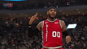Carmelo Anthonyβs contract with the #Blazers is now fully guarnteed for the rest of the 2019-2020 season. βMelo earned this!