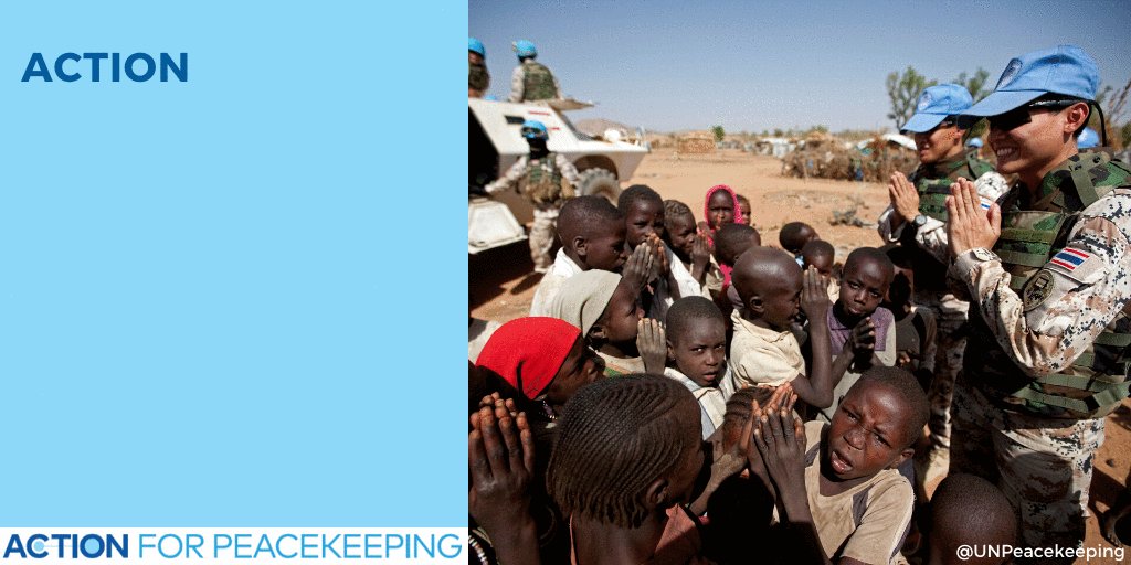 Across missions, we are making operations more flexible and responsive, and work in a more integrated manner across civilian and uniformed personnel to facilitate political processes and protect civilians. #A4P #UNSCR2436 #PKPerformance