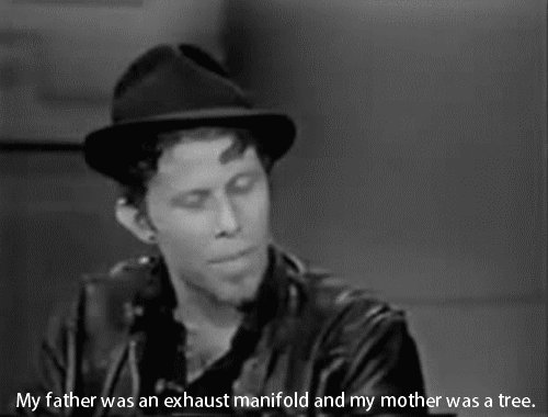 A happy birthday to MR. Badass Tom Waits.  Here s to you!  