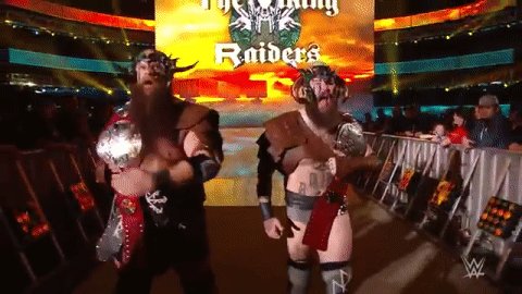 🤘#RawIsRaid 🤘#RAW @Erik_WWE @Ivar_WWE