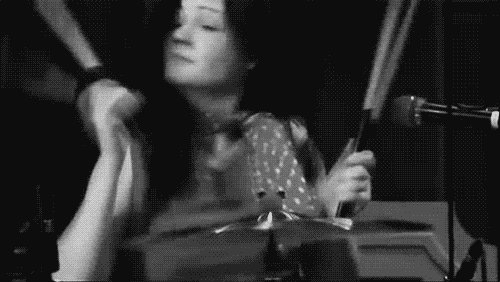 Happy 45th birthday to Meg White one half of The White Stripes. Please come back we miss you. 