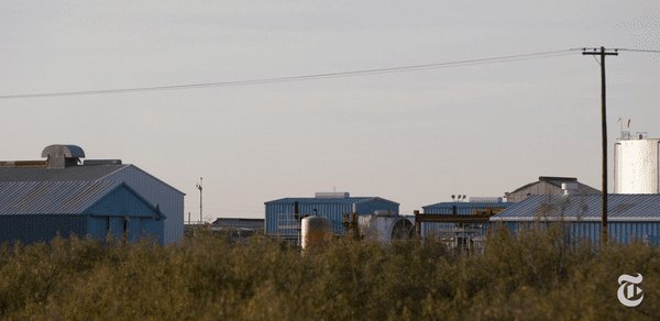 It looks like a normal shed. But when photographed with an infrared camera that can see methane, it looks ... not like a normal shed. https://www.nytimes.com/interactive/2019/12/12/climate/texas-methane-super-emitters.html …