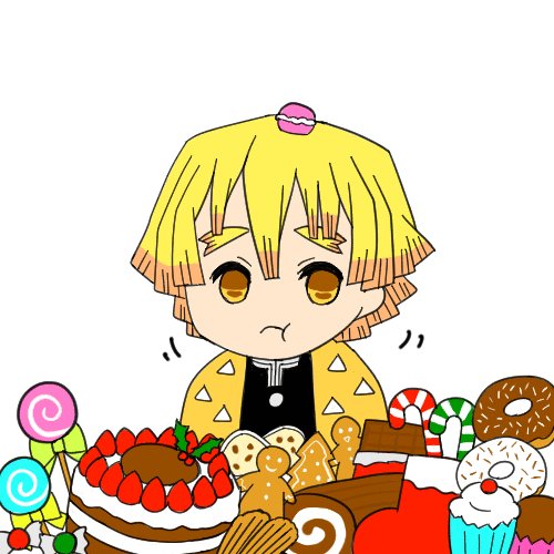 咲倉りみ🍼さんがTwitterに投稿した我妻善逸(鬼滅の刃)のイラスト。