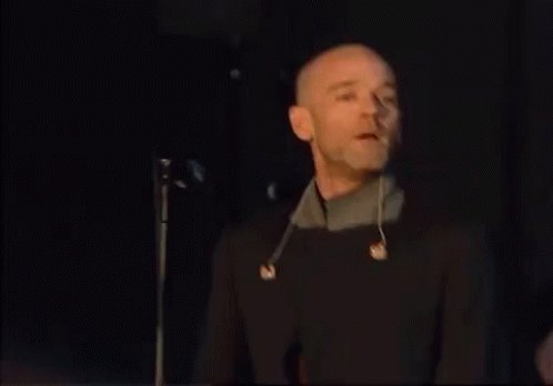 Happy birthday to R.E.M.\s Michael Stipe, who turns 60 today.  