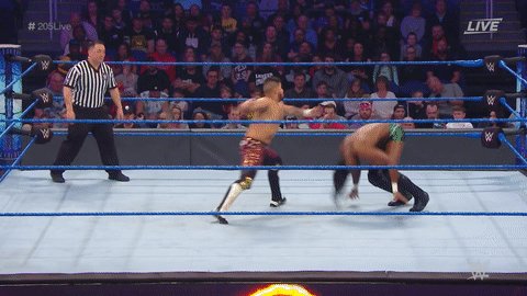 "RT WWE205Live: Whose house???Swerve's house! swerveconfident #205Live "