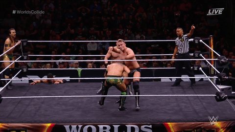 #Imperium? Outnumbered?Says who?@FabianAichner @Marcel_B_WWE #WorldsCollide