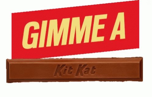 That chocolatey #taste 🍫
is gonna make your 🤗 #ValentinesDay
#BestWay2BreakUpAfterVDay you hear the #PeopleNow say
Gimme a break 💔
Gimme a break 🤪
Break me off a piece of that
Break me off a piece of that
Break me off a piece of that
@KITKAT Bar ✌️