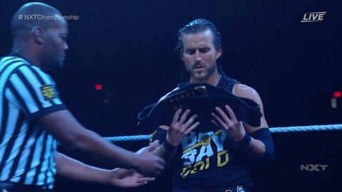 It's all about Goldie. 😘#NXTTakeOver #NXTChampionship @AdamColePro