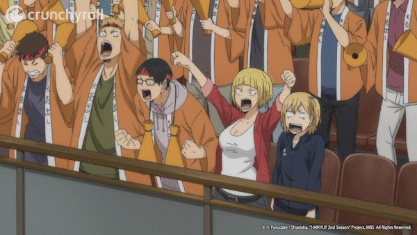 Crunchyroll on X: YACHI NO (via Haikyu!!)