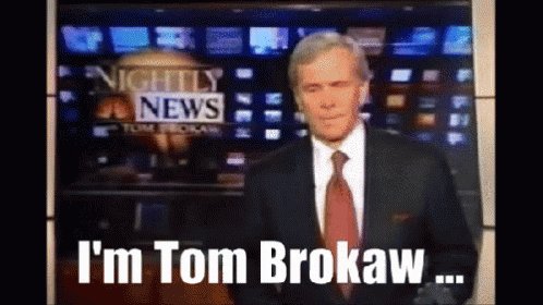 Happy Birthday Tom Brokaw :) 