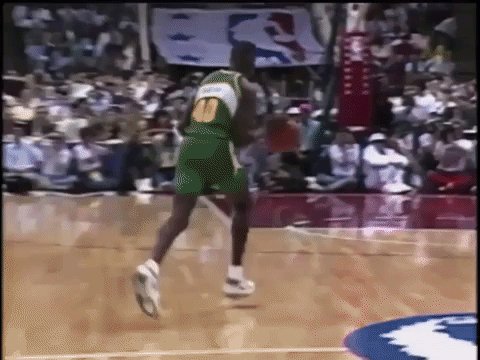 Seattle Supersonics Shawn Kemp GIF - Seattle Supersonics Shawn