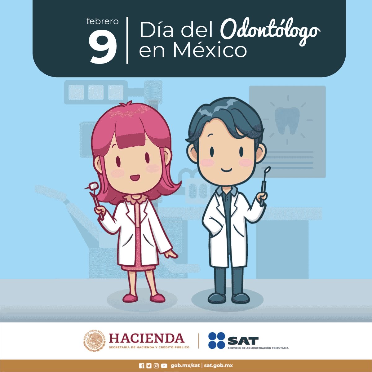 Hoy en el #DíaDelOdontólogo 👩⚕️👨⚕️, #EmiteFactura a tus pacientes.Utiliza nuestra herramienta de facturación gratuita, ¡Es muy fácil! ✅http://bit.ly/EmiteFactura