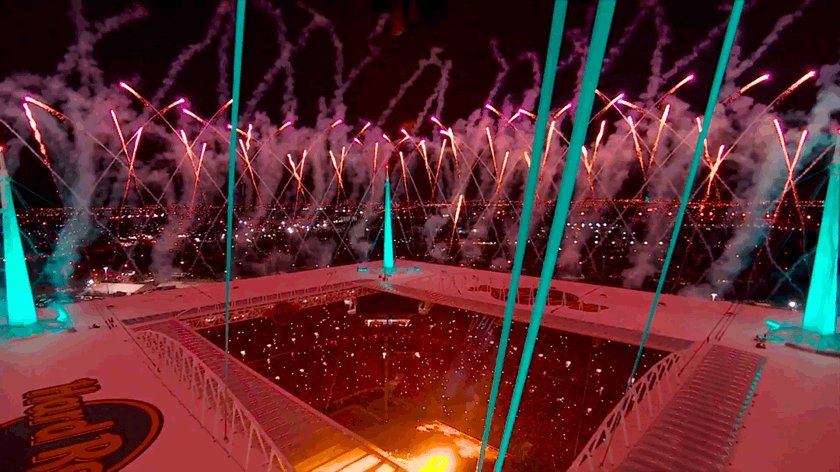 We might be bias but... @HardRockStadium 🎆😎https://twitter.com/NFLonFOX/status/1229153604029730816 …
