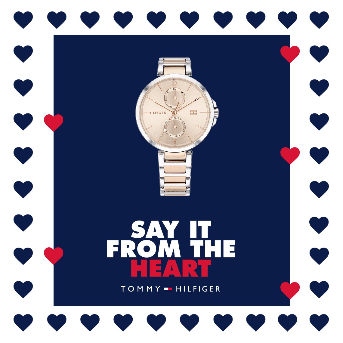 Say it from the heart this Valentine's Day with a Tommy Hilfiger watch 💕⌚️ http://bit.ly/Tommy-Hilfiger-1782127 … #TommyHilfigerWatches #ValentinesDayGifts
