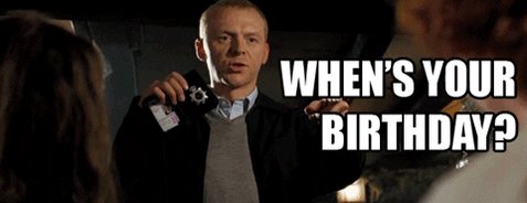 Happy Simon Pegg Birthday Awareness day (born Feb. 14 1970)

and also Happy Valentines Day 