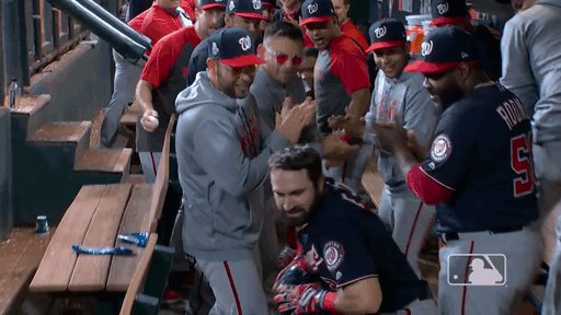 START. YOUR. ENGINES.
World Series champion RF Adam Eaton leads off with a solo HR!
#SpringTraining // #NATITUDE
