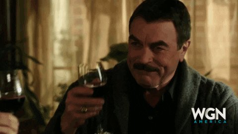 I'm 10 seasons too late but I started watching #BlueBloods last night. #TomSelleck still has his adorable dimples and has aged like a fine wine 😉