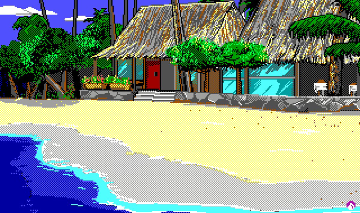 Codename: ICEMAN, Sierra On-Line (1990)> Picture #002 (Drawing Timelapse) by Cheryl Loyd, Jim Larsen, Jerry MooreHD video: https://www.youtube.com/watch?v=ek36wuS2GbM&list=PL7u9xCop5aLuuZy9OM6xl8U0ssVlT_hdC …#CodenameICEMAN #JohnnyWestland #SierraOnLine #Sierra #SCI #PixelArt #RetroGaming #AdventureGame