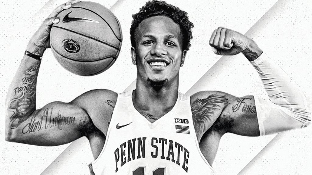 Penn State Men’s Basketball (@PennStateMBB) on Twitter photo 23/02/2020 19:04:17 Stevens with the tough drive to the basket and the score. #ClimbWithUs Stevens with the tough drive to the basket and the score. #ClimbWithUs