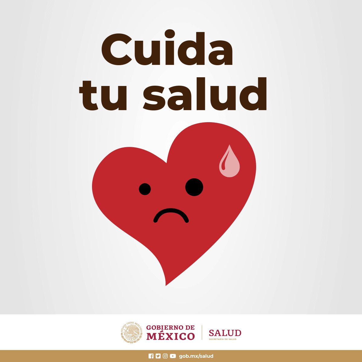 #CuidaTuSalud y #EvitaLosExcesos.
