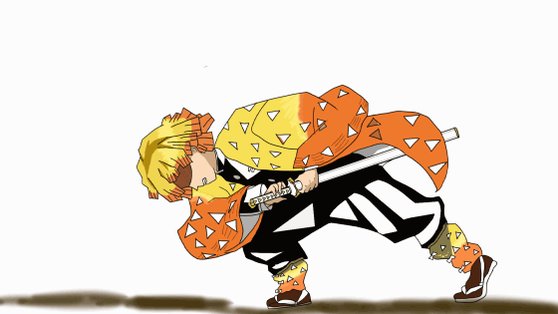 rayさんがTwitterに投稿した我妻善逸(鬼滅の刃)のイラスト。