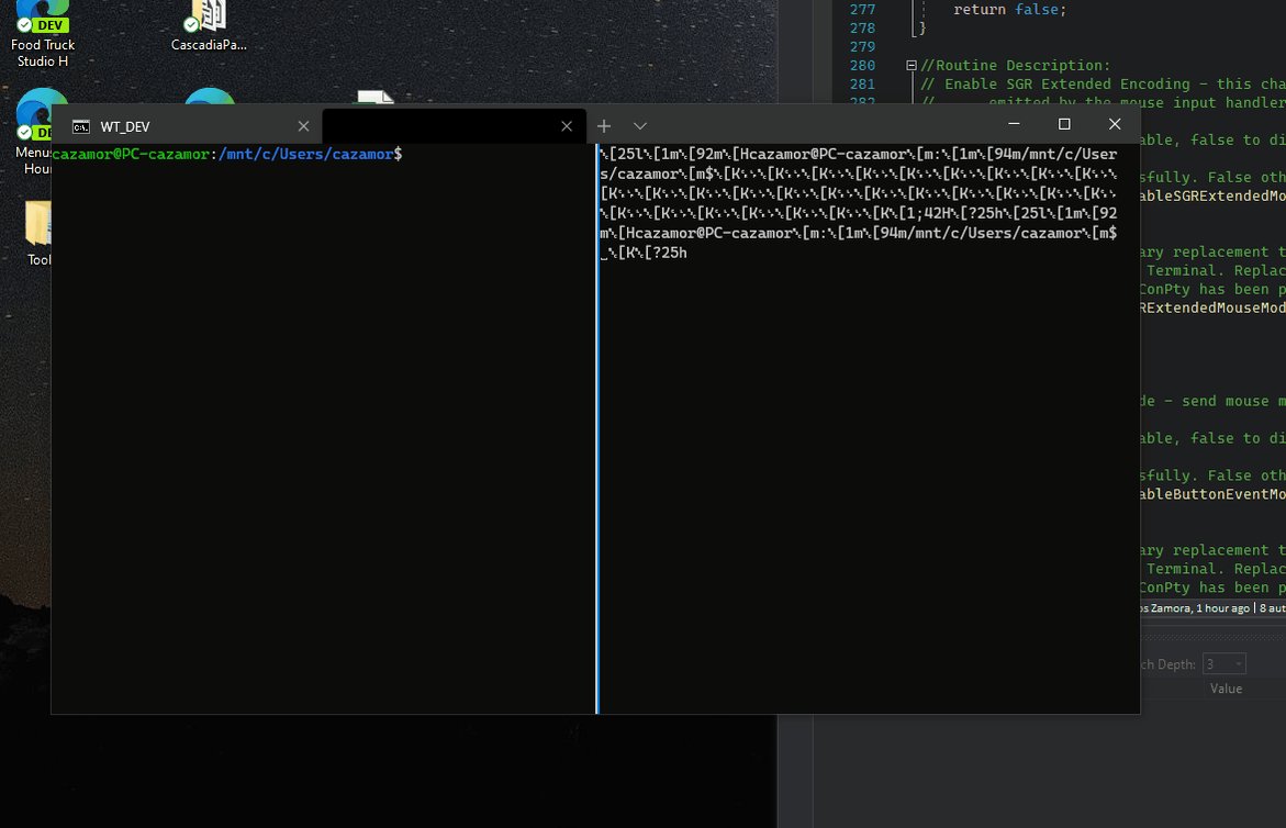 Mouse support in the Windows Terminal