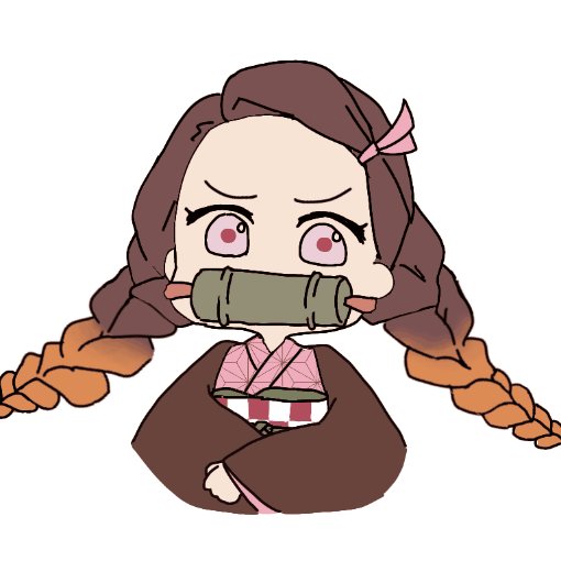 rodlyさんがTwitterに投稿した竈門禰豆子(鬼滅の刃)のイラスト。