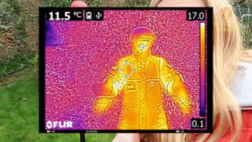 Just how much body heat does #Antarctic expedition gear help trap inside? @maddiemoate investigates using #FLIR! See the full video: https://bit.ly/2TV4kDW