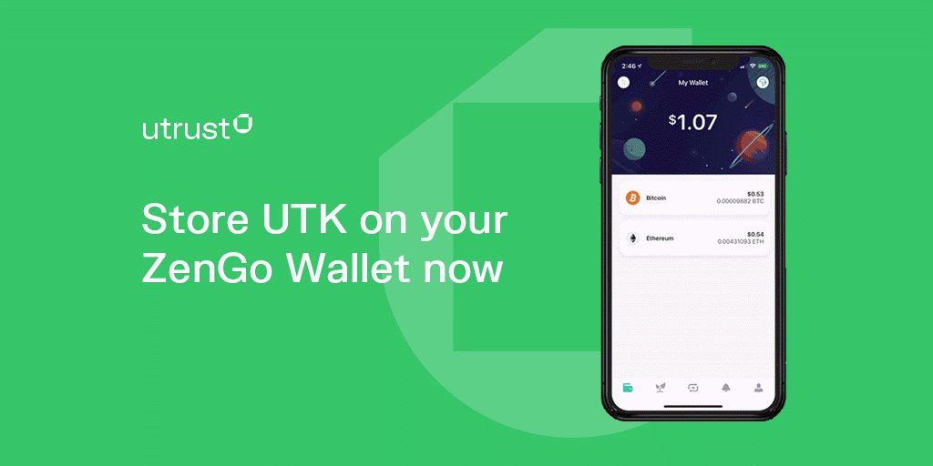 Utrust price UTK history
