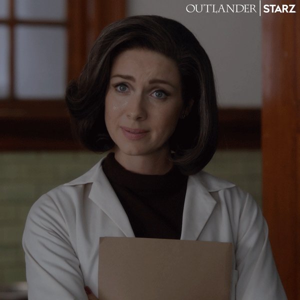 It was so nice to revisit 20th century Doctor Claire Fraser. ️ ...
