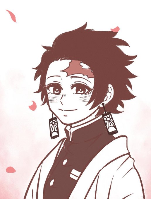 AKU.小惡さんがTwitterに投稿した竈門炭治郎(鬼滅の刃)のイラスト。