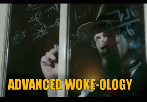 Advance Wokeology Writing GIF