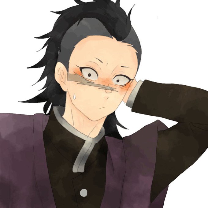まるたさんがTwitterに投稿した不死川玄弥(鬼滅の刃)のイラスト。