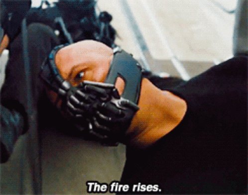 Bane Fire Rises GIF