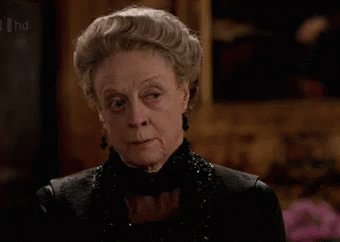 Maggie Smith Disapproval GIF