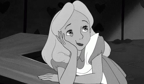 Wondering - Alice In Wonderland GIF